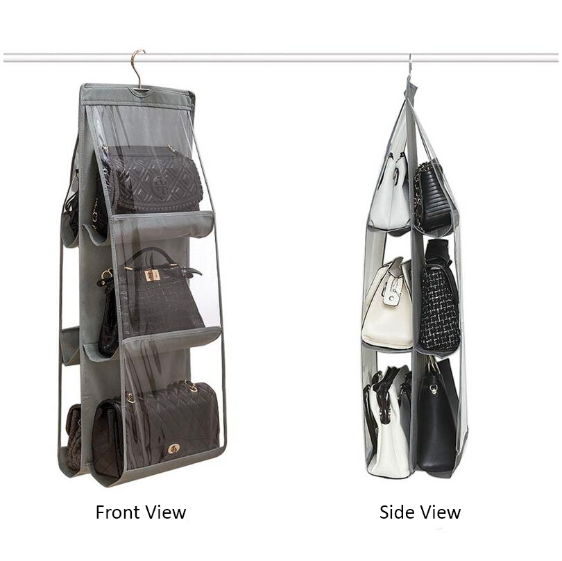Relavel Hanging Purse Organizer Handbag Rack for Closet Storage Holder for  Purse | eBay