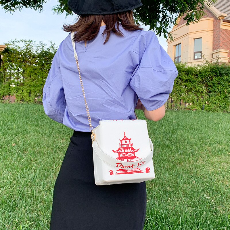 CHINESE Take Out Takeout Clutch Thank You BAG Purse Takeout Crossbody NEW -  RED | eBay