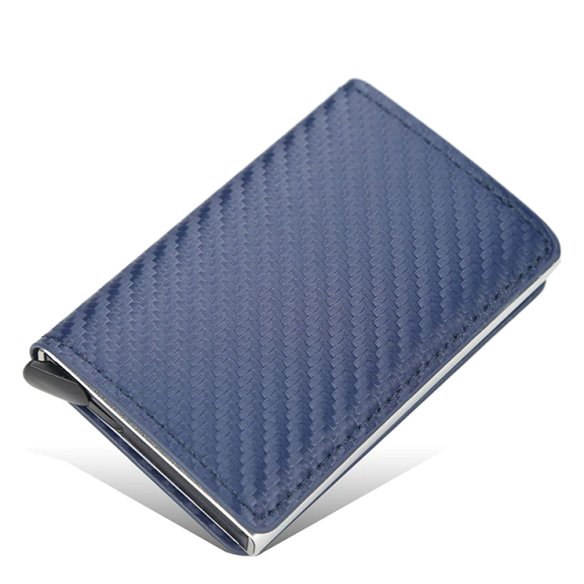 Wallets & Money Clips - Carbon-Blue - Wonderful Addition