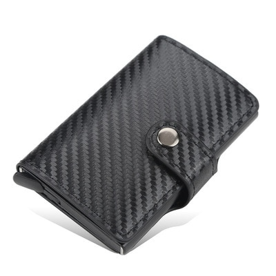 Wallets & Money Clips - Carbon w/ Buckle-Black - Wonderful Addition