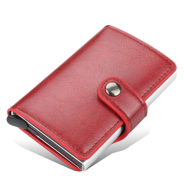 Wallets & Money Clips - Red w/ Buckle - Wonderful Addition