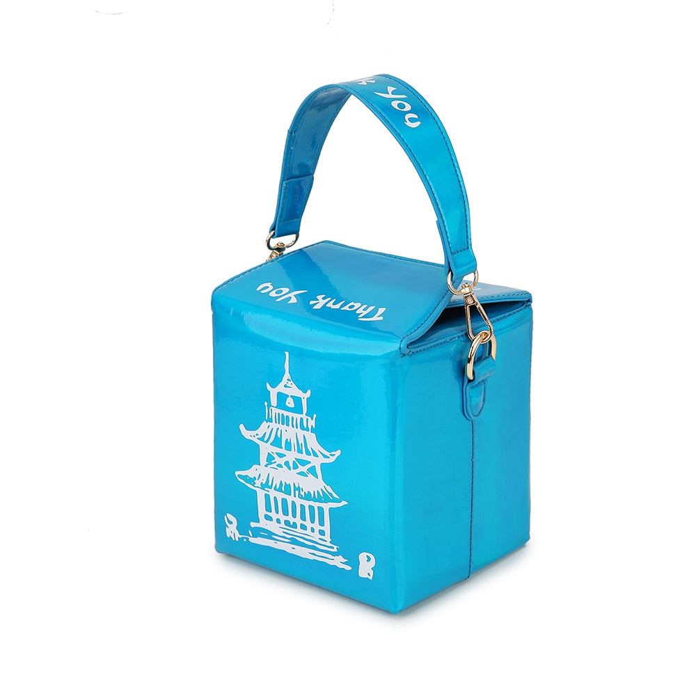 Handbags, Wallets & Cases - Laser Shine Blue and White - Wonderful Addition