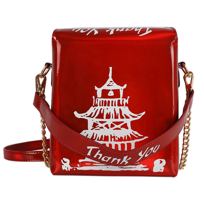 Handbags, Wallets & Cases - Laser Shine Red and White - Wonderful Addition