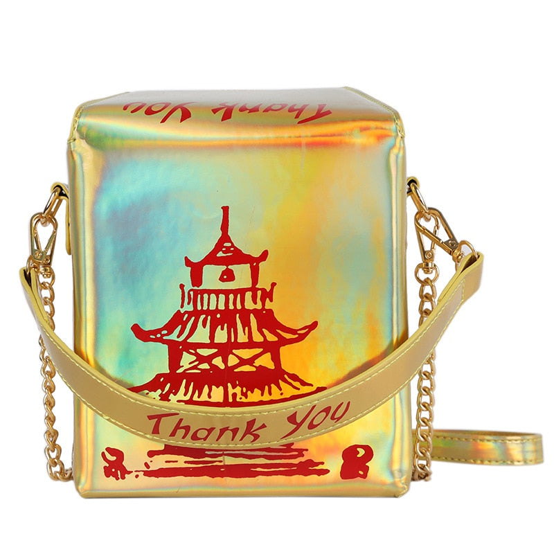 Handbags, Wallets & Cases - Holographic Gold and Red - Wonderful Addition